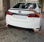 Toyota Corolla 2013–2019 Bakdiffusor V3 (1234 Upgrade) foto 1