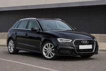 Audi A3 2012–2020 Takrails (2 st, aluminium) foto 1