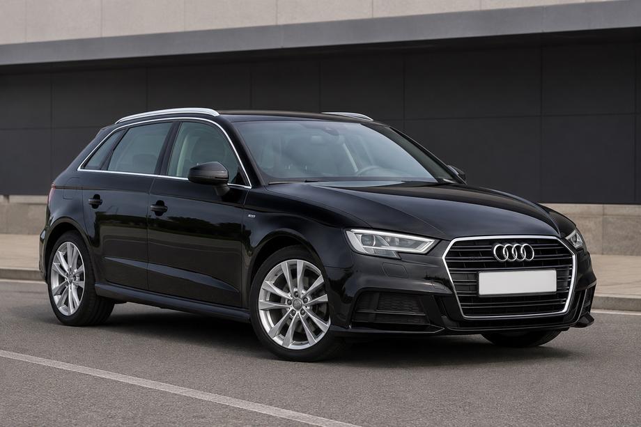 Audi A3 2012–2020 Takrails (2 st, aluminium) Image