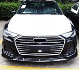 Audi A6 C8 2018–2025 Frontläppspoiler (svart) foto 3