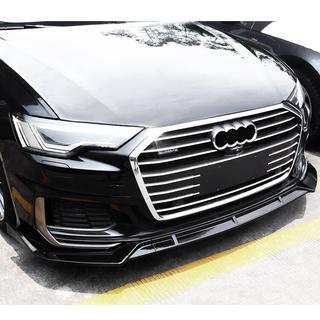 Frontläppspoiler (svart) Audi A6 C8 2018–2025 foto 2