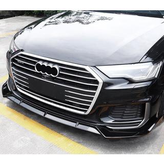 Frontläppspoiler (svart) Audi A6 C8 2018–2025 foto 1