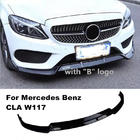 Mercedes CLA C117 2013–2019 Frontläppspoiler V1 (svart) foto 3
