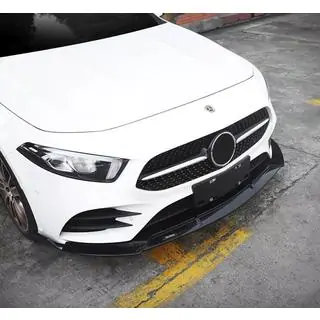 Frontläppspoiler (för AMG-Line 2018-2021, svart) foto 2