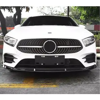 Frontläppspoiler (för AMG-Line 2018-2021, svart) foto 1
