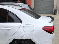 Mercedes A-class W177 2018– LIP-spoiler (1234 Upgrade, svart) foto 1