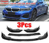 BMW 3-serien G20/G21 2018– Främre läppspoiler 1234 Upgrade (svart) foto 1