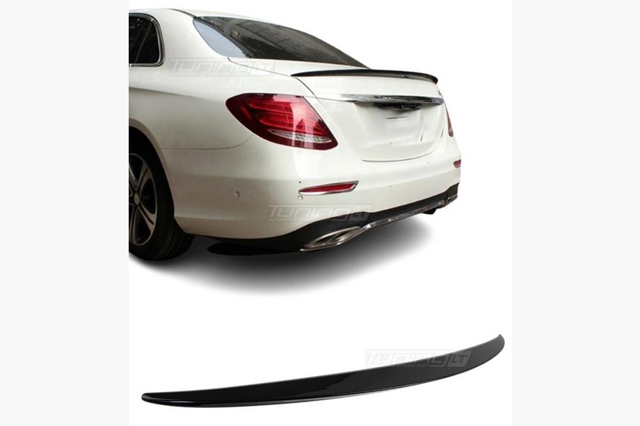 Mercedes E-klass W213 2016–2023 LIP-spoiler (1234 Upgrade, svart) Image