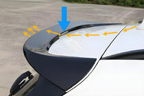 BMW X1 F48 2015–2022 LIP-spoiler (1234 Upgrade, svart) foto 8
