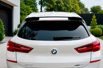 BMW X2 F39 2018–2023 LIP-spoiler (1234 Upgrade, svart) foto 1