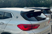 BMW X2 F39 2018–2023 LIP-spoiler (1234 Upgrade, svart) foto 2
