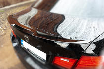 BMW 5-serien F10/F11 2010–2016 LIP V1 spoiler (1234 Upgrade, svart) foto 3