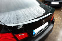 BMW 5-serien F10/F11 2010–2016 LIP V1 spoiler (1234 Upgrade, svart) foto 4