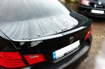 BMW 5-serien F10/F11 2010–2016 LIP V1 spoiler (1234 Upgrade, svart) foto 5