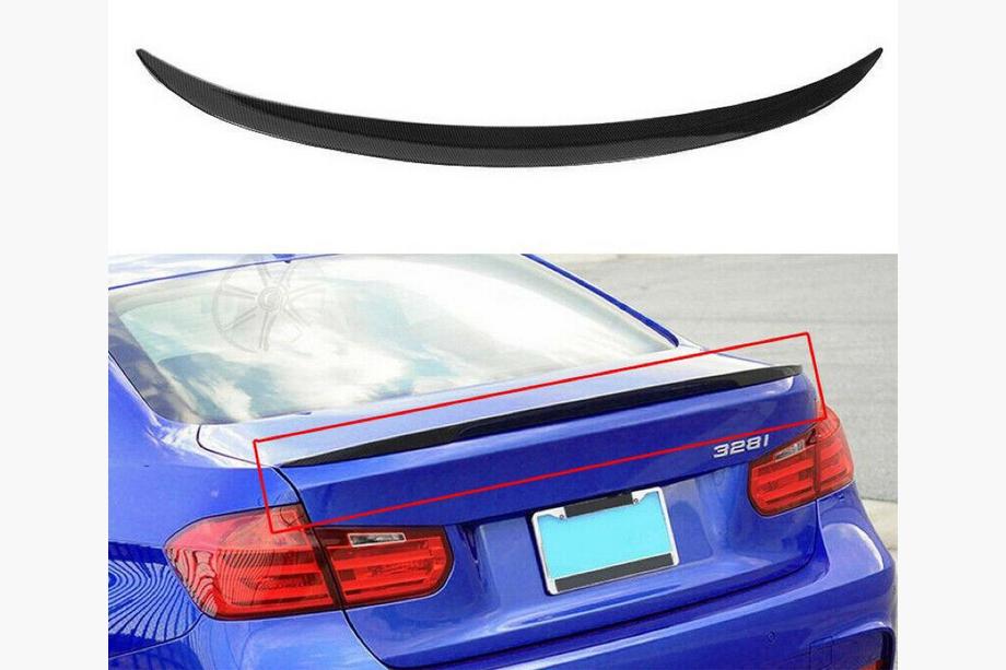 BMW 3-serien F30/F31 2012–2019 Lipspoiler LIP V2 (1234 Upgrade, svart) Image