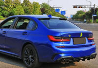 BMW 3-serien G20/G21 2018– Bakrutespoiler LIP (1234 Upgrade, svart) foto 2