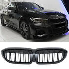 BMW 3-serien G20/G21 2018– M-Look V2 njurgaller (2018-2022, blank svart) foto 2