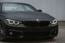 BMW 4-serie F32/F33/F36 2012–2020 Njurgaller M-Look (matt svart) foto 1