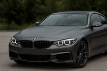 BMW 4-serie F32/F33/F36 2012–2020 Njurgaller M-Look (matt svart) foto 2