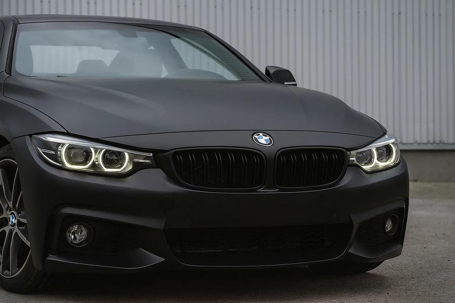 BMW 4-serie F32/F33/F36 2012–2020 Njurgaller M-Look (matt svart) Image