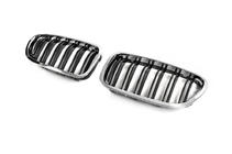 BMW 5-serien F10/F11 2010–2016 Njurgaller (2 st, krom) foto 1