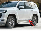 Toyota Land Cruiser 300 2021– Kromade dörrlister (4 st) foto 3