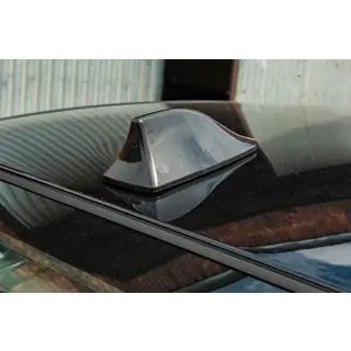 Shark fin-takantenn (svart, ABS) foto 3