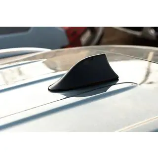 Shark fin-takantenn (svart, ABS) foto 1