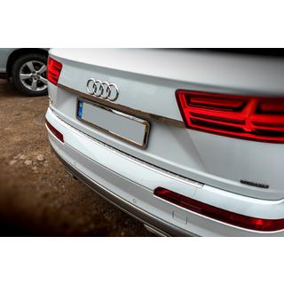 Kromlist ovanför registreringsskylten (rostfritt stål) Audi Q7 2015–2026 foto 3