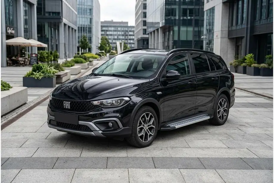 Fiat Tipo Cross 2021– Sidosteg Vision New Grey (2 st, aluminium) Image