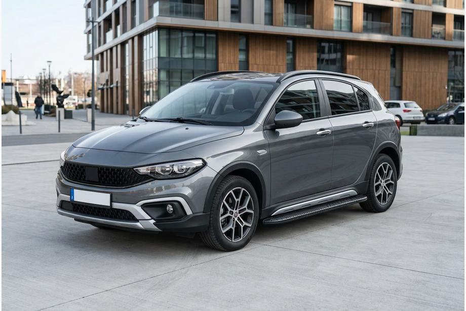 Fiat Tipo Cross 2021– Sidosteg Bosphorus Black (2 st, aluminium) Image