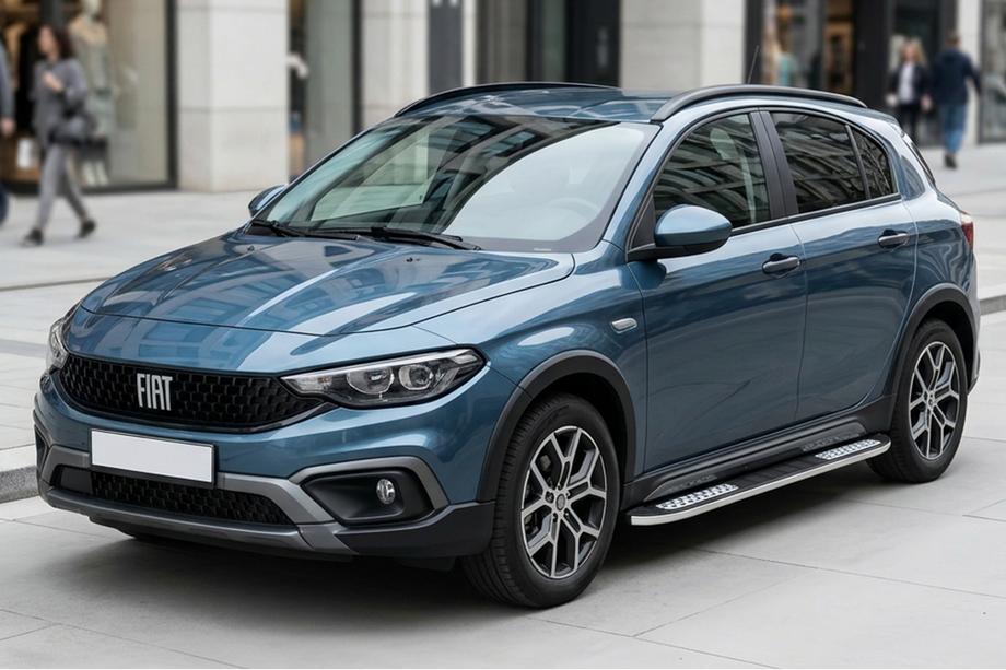 Fiat Tipo Cross 2021– Sidosteg Tayga V2 (2 st, aluminium) Image