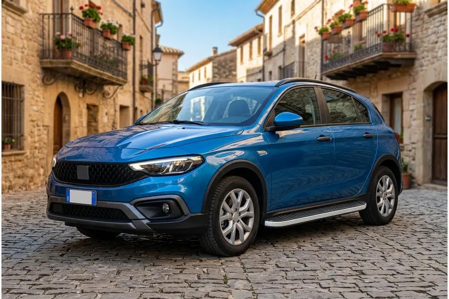 Fiat Tipo Cross 2021– Sidosteg Tayga Grey (2 st, aluminium) Image