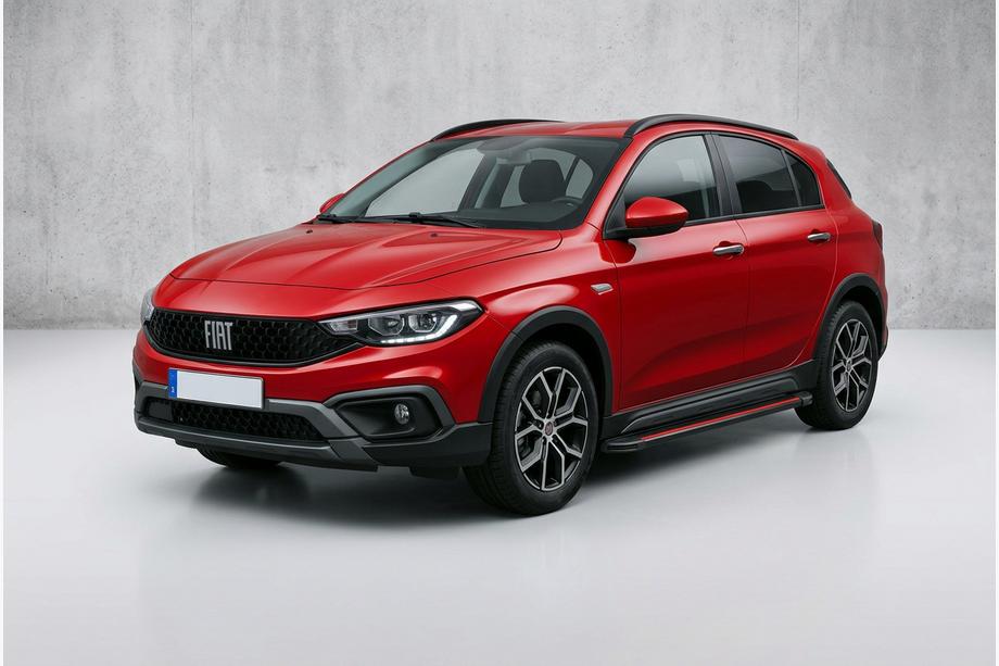 Fiat Tipo Cross 2021– Sidosteg Maya Red (2 st, aluminium) Image