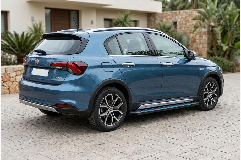 Fiat Tipo Cross 2021– Sidosteg Maya Blue (2 st, aluminium) Image