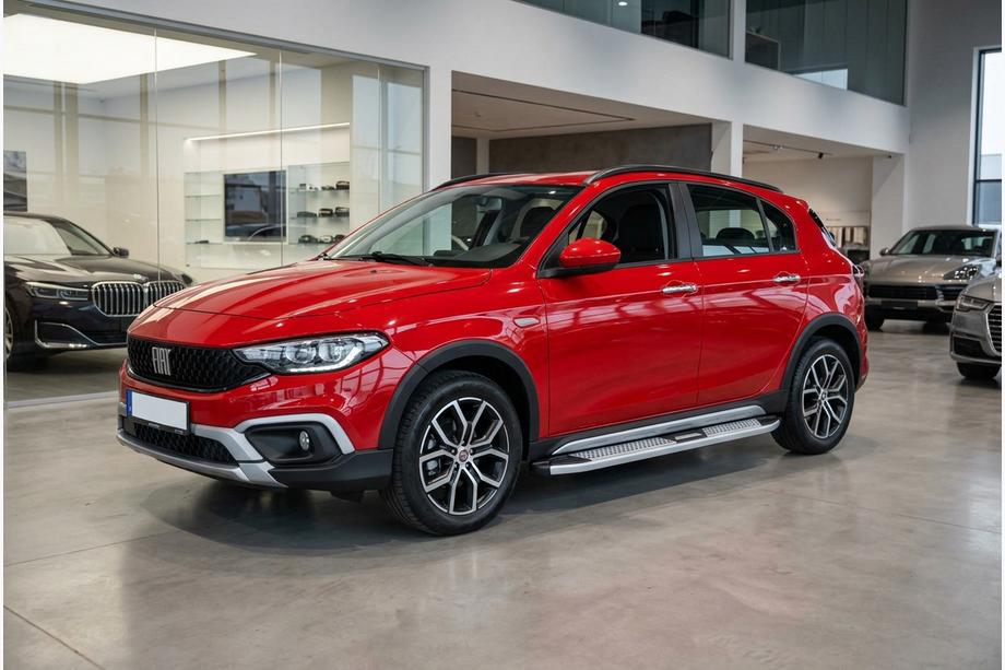 Fiat Tipo Cross 2021– Mevsim Grey sidosteg (2 st, aluminium) Image