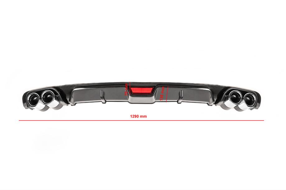 Universell bakre diffuser typ B (svart) Image