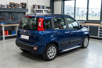 Fiat Panda 2011–2023 Sidosteg Allmond Grey (2 st, aluminium) foto 1