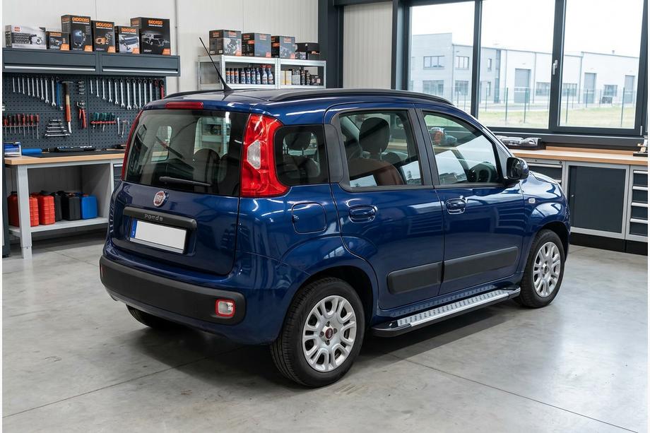 Fiat Panda 2011–2023 Sidosteg Allmond Grey (2 st, aluminium) Image