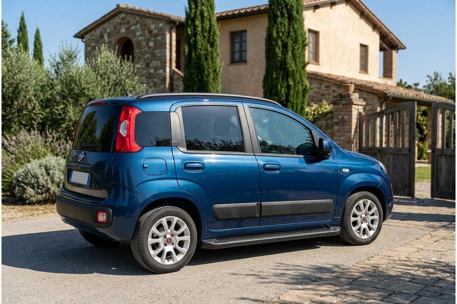 Fiat Panda 2011–2023 Sidosteg Allmond Black (2 st, aluminium) Image