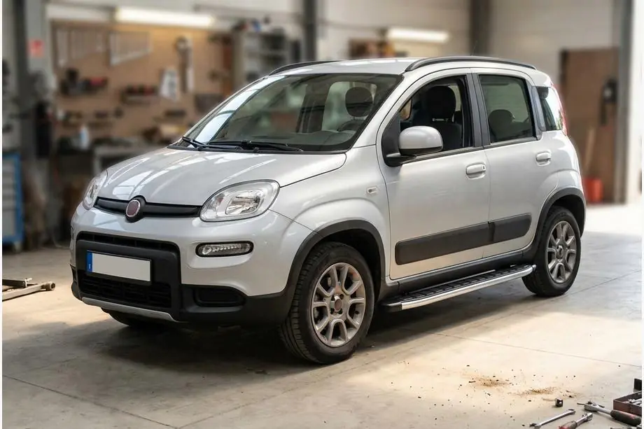 Fiat Panda 2011–2023 Sidosteg Fullmond (2 st, aluminium) Image