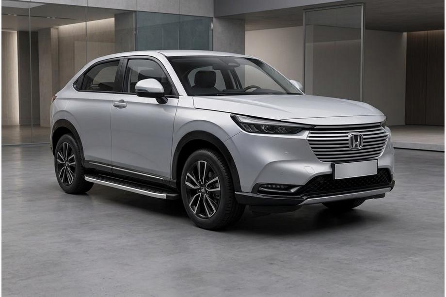 Honda HR-V 2021– Sidosteg Fullmond (2 st, aluminium) Image