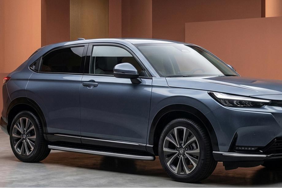 Honda HR-V 2021– Sidosteg Tayga Grey (2 st, aluminium) Image