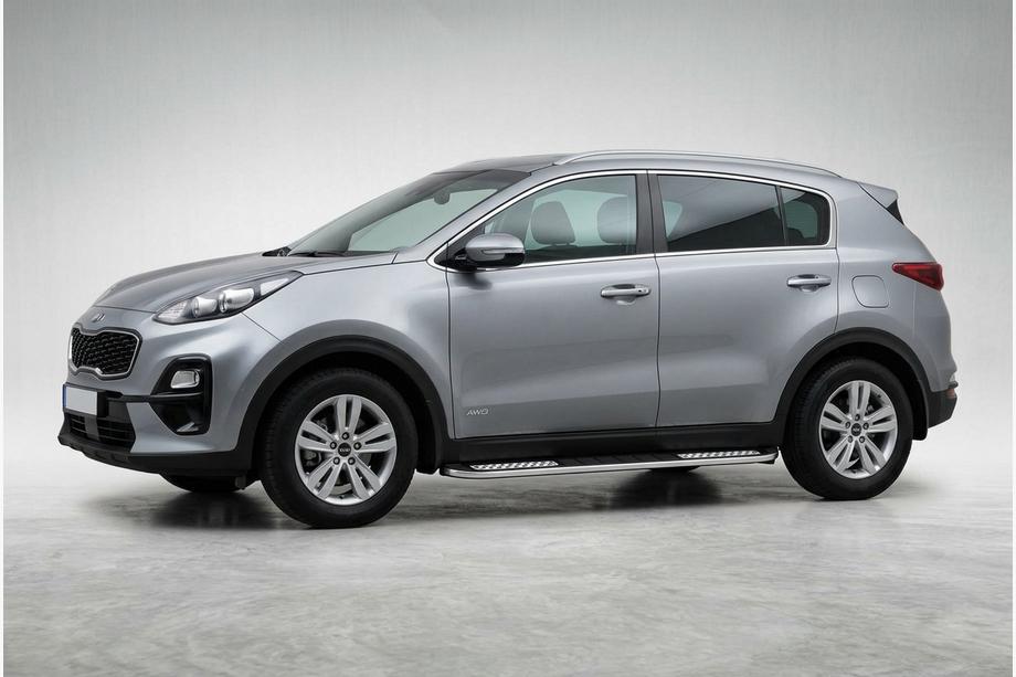 Kia Sportage 2021– Sidosteg Tayga V2 (2 st, aluminium) Image