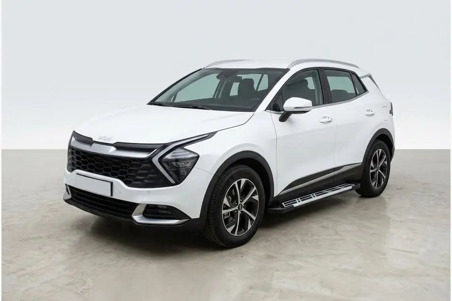 Kia Sportage 2021– Sidosteg Sunrise (2 st, aluminium) Image
