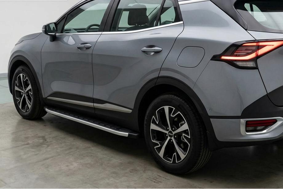 Kia Sportage 2021– Sidosteg Fullmond (2 st, aluminium) Image