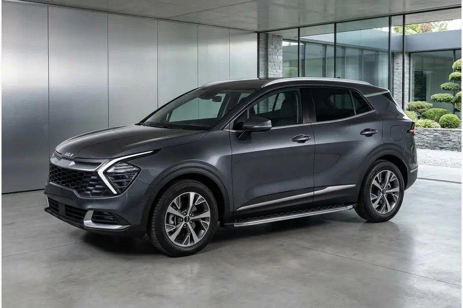 Kia Sportage 2021– Sidosteg BlackLine (2 st, aluminium) Image