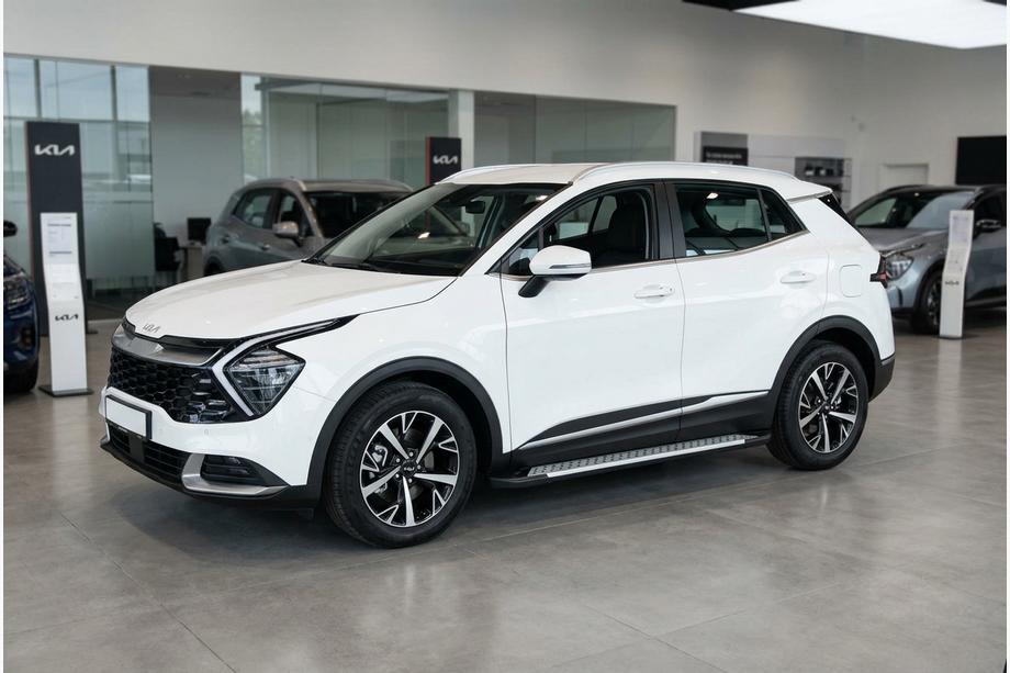 Kia Sportage 2021– Sidosteg Allmond Grey (2 st, aluminium) Image