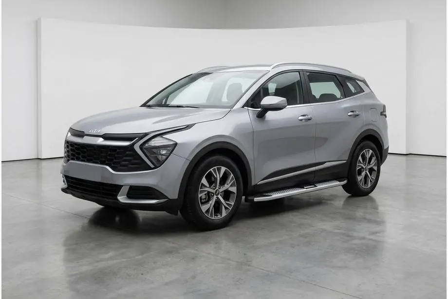 Kia Sportage 2021– Mevsim Grey sidosteg (2 st, aluminium) Image