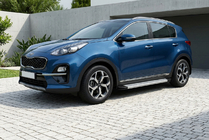 Kia Sportage 2021– Sidosteg Maya V2 (2 st, aluminium) foto 1
